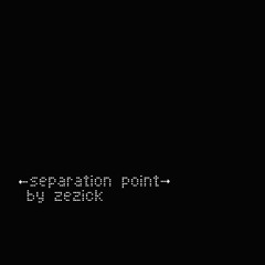 Separation Point by Zёzick