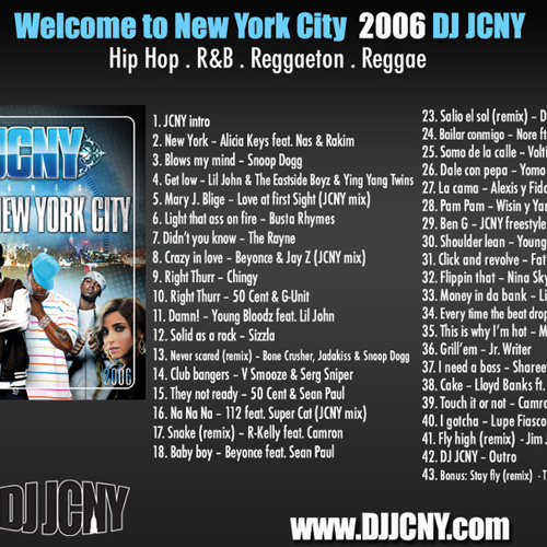 ニューヨーク クイーンズ HIPHOP レコードセット　6タイトル⭐︎ Stream DJ JCNY - Welcome to New York City 2006 (Hip Hop . R&B