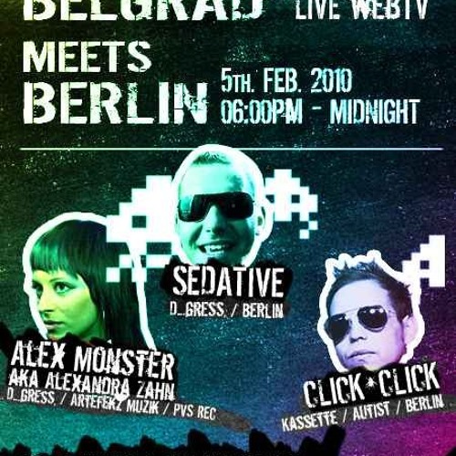 Live WebTV - Simply Delicious Belgrad meets Berlin//Alex Monster in the mix 2010-02-06