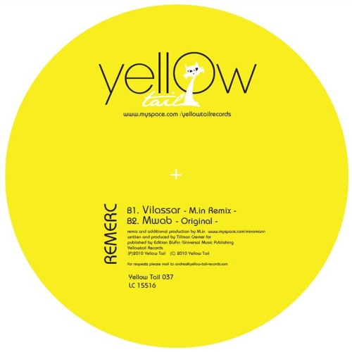 Remerc - Mwab (Original Mix) [YELLOW TAIL 037]