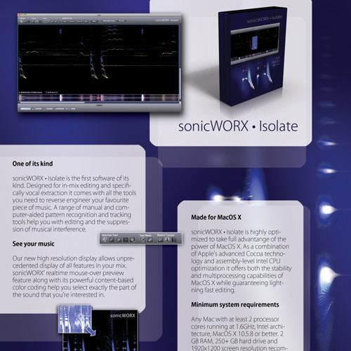 isolate sound in sonic visualiser