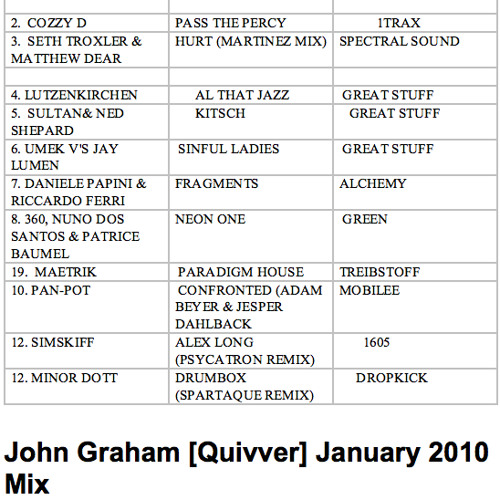 John graham(quivver)- jan 2010