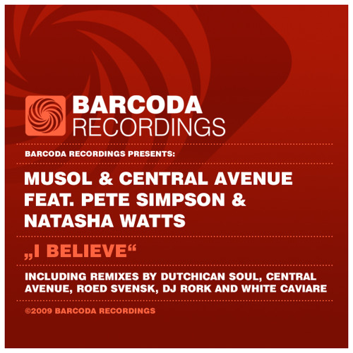 MuSol & Central Avenue Ft Pete Simpson & Natasha Watts - I Believe [ Original ]