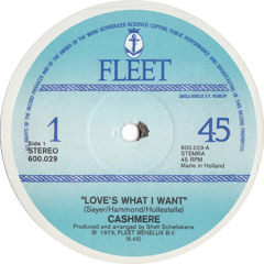 Cashmere - Loves What I Want (Edit Delite)