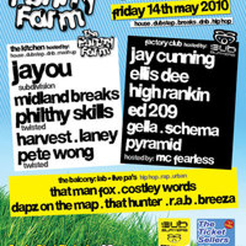 Jay Cunning & Fearless MC @ Sub Slayers VS TFF - Custard Factory (14 May 2010)