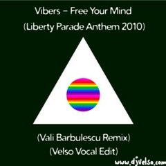 Vibers - Free Your Mind (Liberty Parade Anthem 2010) (Vali Barbulescu Remix) (Velso Vocal Edit)