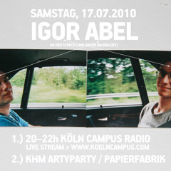 IGOR ABEL - Köln Campus Plattensport 17.07.2010