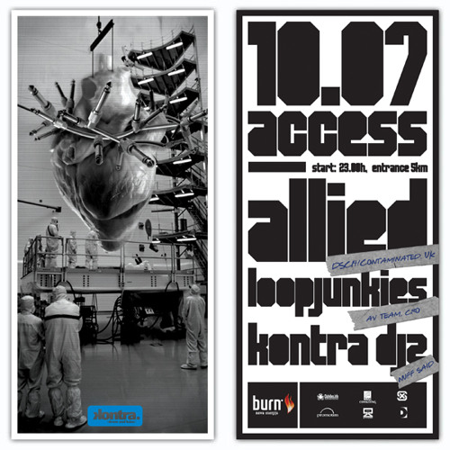 Allied - live mix from Kontra Sarajevou Bosnia 10/07/09