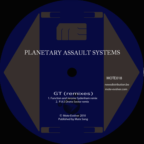 Mote018 :: P.A.S. - GT (Function & Jerome Sydenham Remix)