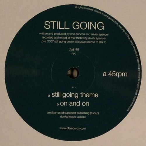 Still Going "On And On" (DFA Records)