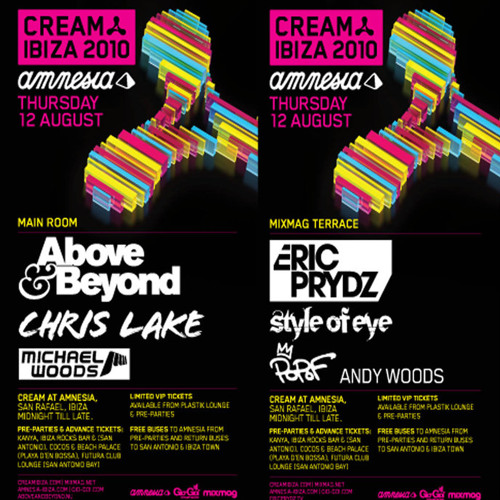 CREAM IBIZA @ Amnesia - ANDY WOODS 12/08/2010 SET RECORDING -