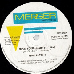 (12'') Mike Anthony - A - Open Your Heart