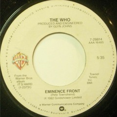 The Who - 'Eminence Front' - Instrumental edit