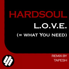 Hardsoul - L.O.V.E. (= what You need) Tapesh Remix