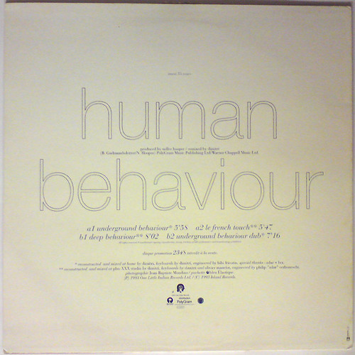Björk - Human Behaviour Dimitri From Paris Le French Touch remix 1994