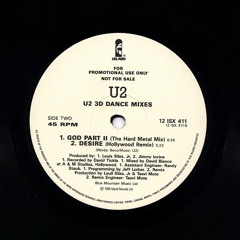 U2 'God Part II' (The Hard Metal Mix)