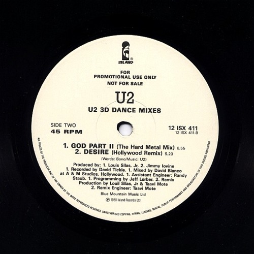 U2 'God Part II' (The Hard Metal Mix)