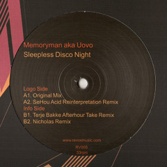 RV005 - Memoryman aka Uovo - "Sleepness Disco Night" (Nicholas Remix)