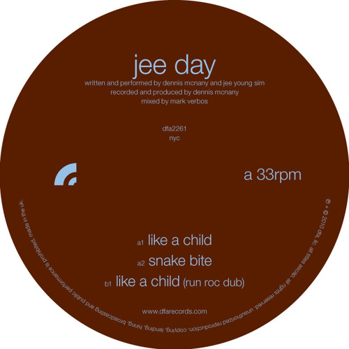 Jee Day - Like A Child (Run Roc Dub)
