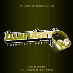 DJ Twincut - 50 FRESH HIP HOP INSTRUMENTALS - 1 MIX PRODUCED BY TWINSTARR MUSIC