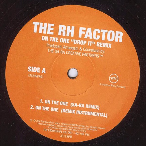 The RH Factor - On The One (Sa-Ra mix)