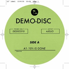AJELLO - 10% Is Gone - A1