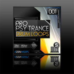 Pro Psytrance Drum Loops 01 - zenhiser samples & loops preview