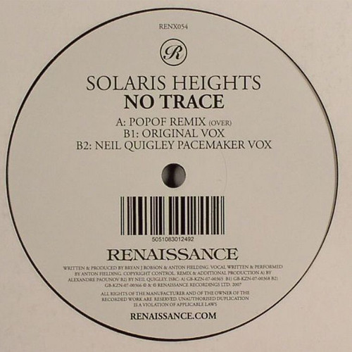Solaris Heights - No Trace (Popof Remix)