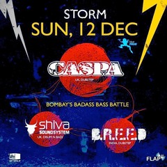 Storm 2010 :: Podcast 1 :: Mumbai 12th Dec, Blue Frog - Caspa vs Shiva Soundsystem vs B.R.E.E.D
