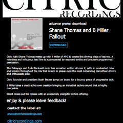 Miss Babayaga & Josh Blackwell - Fallout RMX (Shane Thomas & B.Miller)