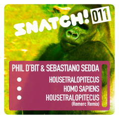 Remerc Remix - Phil d'bit & Sebastiano Sedda - Housetralopitecus [SNATCH! 011]