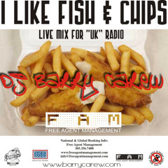 DJ BARRY CAREW, I LIKE FISH AND CHIPS MIX, FOR THE UK RADIO PULSE 98.4 LONDON