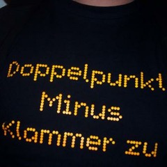 Doppelpunkt Minus Klammer zu