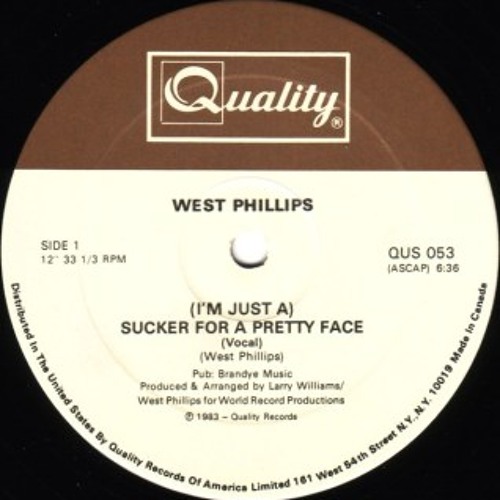 West Phillips 'Sucka For A Pretty Face (Risky Disco Edit)'