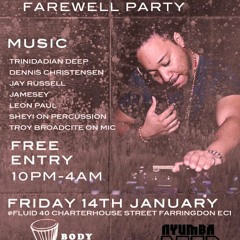 Dennis Christensen LIVE at Bodydrummin / Nyumba Deep 14th Jan 2011