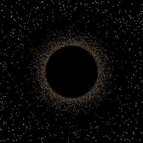 Eigenlicht (Schwarzschild radius)