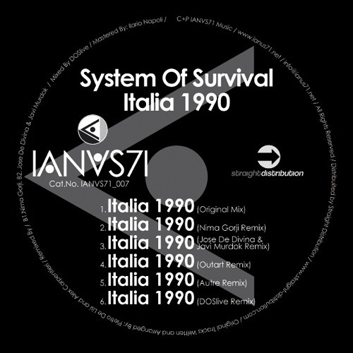 System Of Survival - Italia 1990 - IANVS71 007
