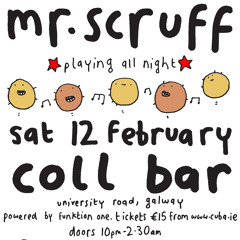 Mr Scruff live DJ mix from Galway, Friday 12th February 2011