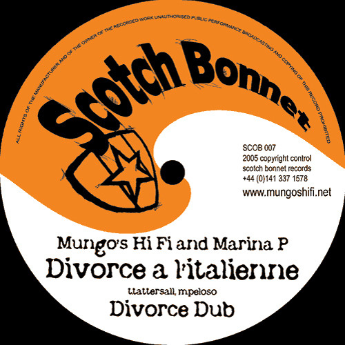 SCOB007 A1 - Mungo's Hi Fi feat. Marina P - Divorce a l'italienne