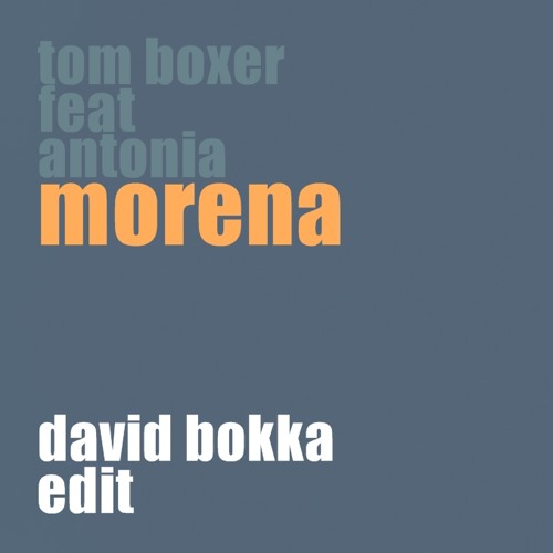 Tom Boxer feat. Antonia - Morena ( David Bokka Edit )