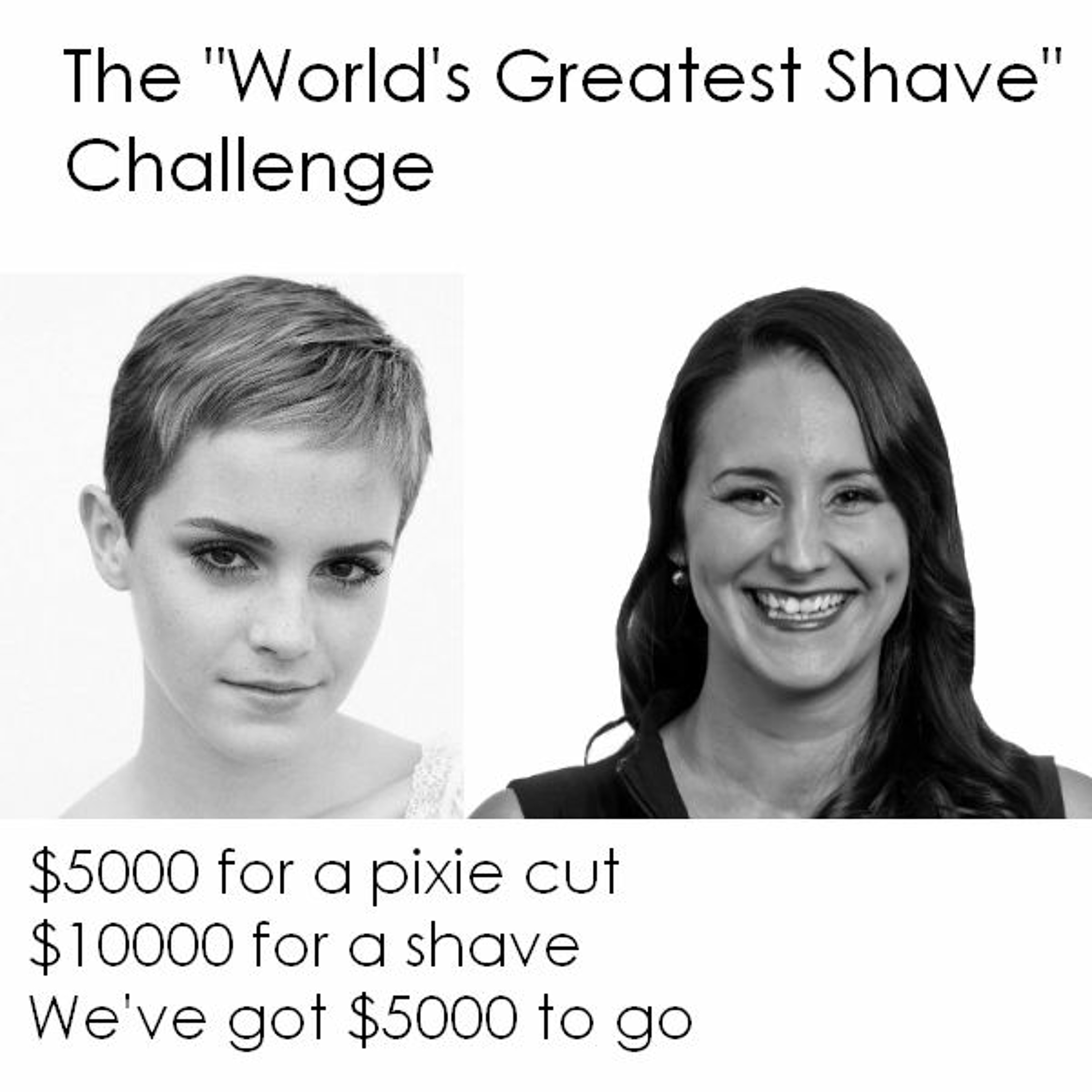 As heard on radio: Stacey's "Greatest Shave" challenge - all of the hair off for $10,000! episode artwork