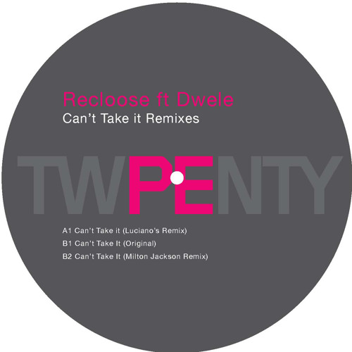 Recloose - Cant Take It (Luciano Remix) SOUNDCLOUD EDIT