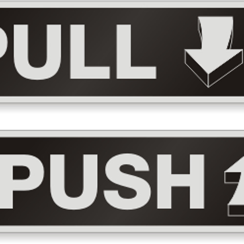 Pull script. Табличка pull. иконка pull. push лого. push and pull.