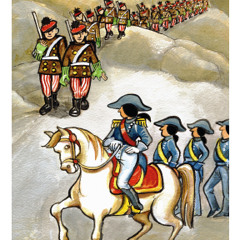 Napoleon med sin hær