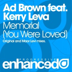 Ad Brown f. Kerry Leva "Memorial (You Were Loved) Maor Levi rmx on ASOT492
