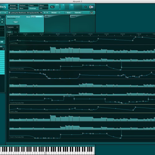 Native Instruments - Absynth - Rework-Ludwig van Beethoven- String Quartet No. 15 3rd Movement.