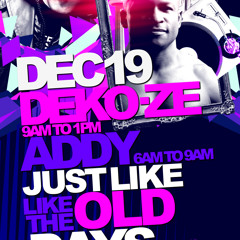 Addy vs. Deko-ze: "Just Like The Old Days" at Comfort Zone - Dec 19 2010 (Part 1)