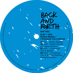 UES - I Promised You A Ballad Original Mix
