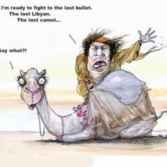 I wouldn't kiss that Camel for all the Oil in LIbya, Dave McKeown with Colonel Qadaffi
