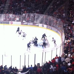 This is what a goal sounds like at a hockey game.
